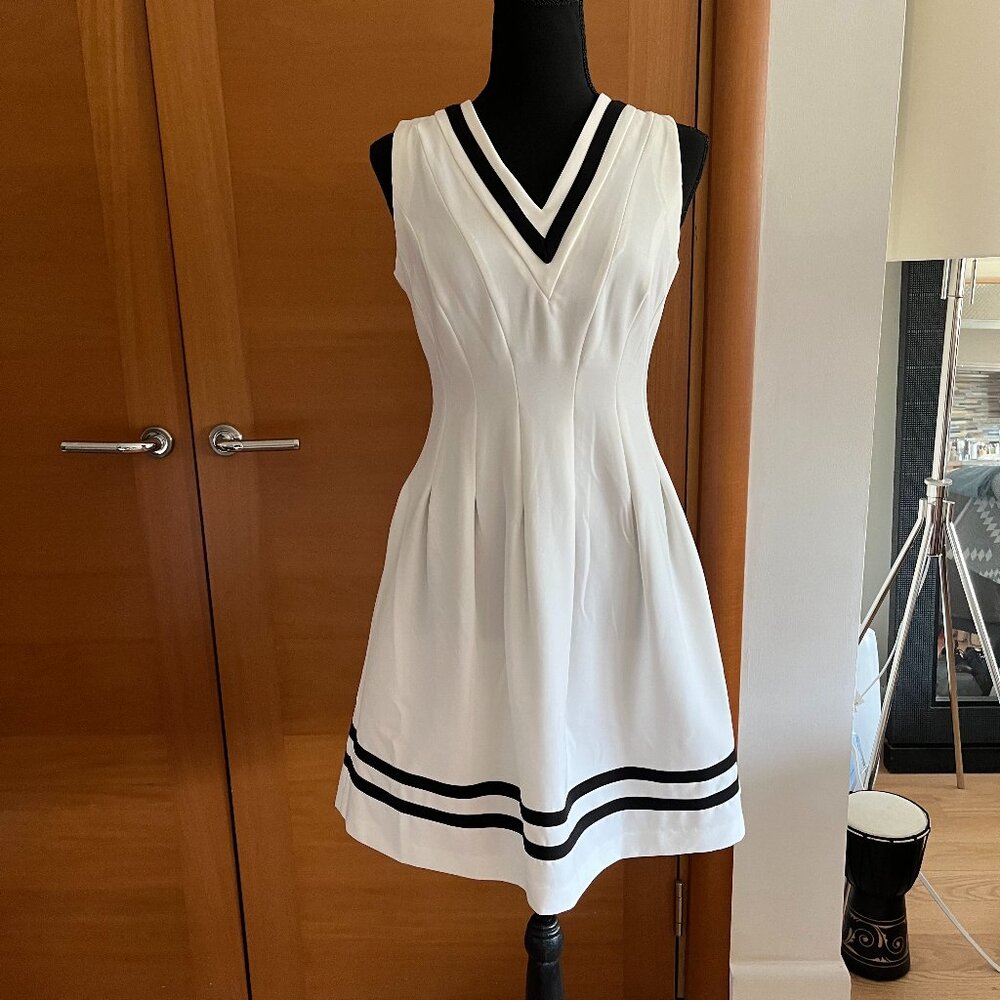 H&M Court Side V-Neck Fit and Flare Dress NWT